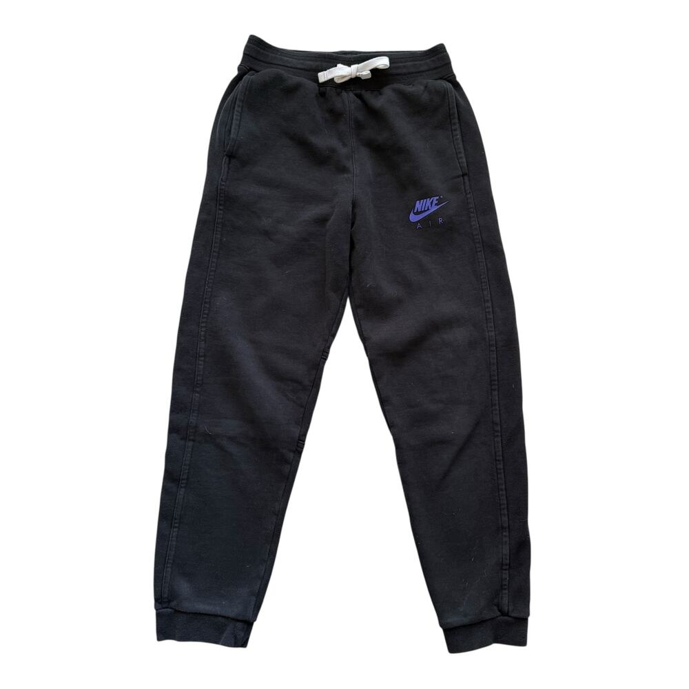Nike Air Black Logo Jogger Sweatpants Size XL(18-20)